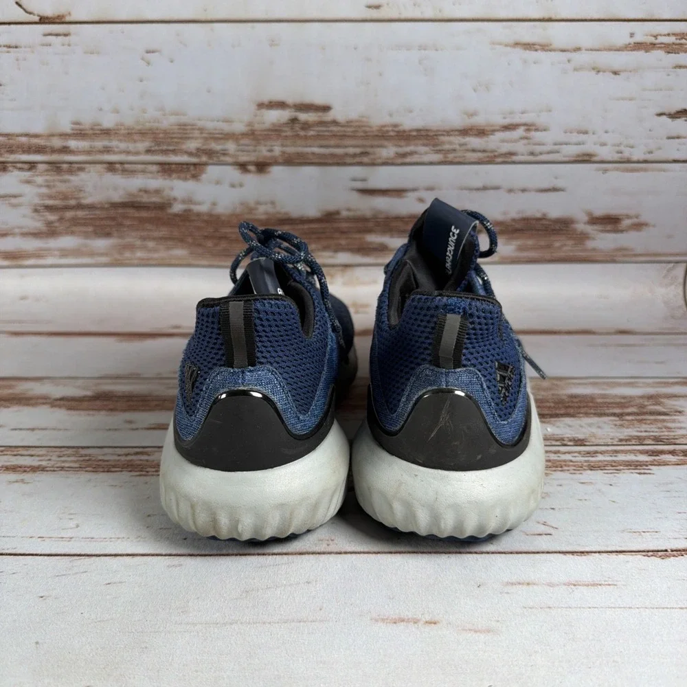 Adidas AlphaBounce Engineered Mesh Navy Blue Mens US 10.5 Running Shoes BB9040